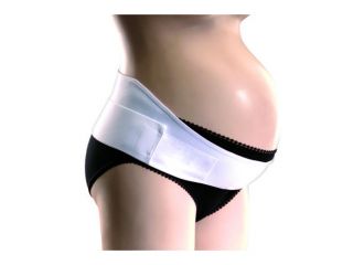 Jolie maman 1410 fascia regolabile per gestante bianco m
