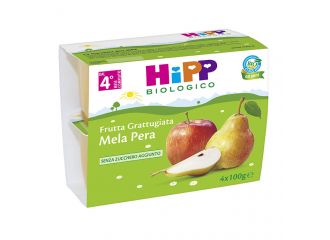 Hipp bio frutta grattuggiata mela pera 4x100 g
