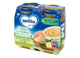 Mellin omogeneizzato cena pollo verdure 2 pezzi 200 g