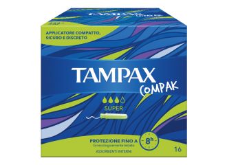 Tampax compak super 16 pezzi