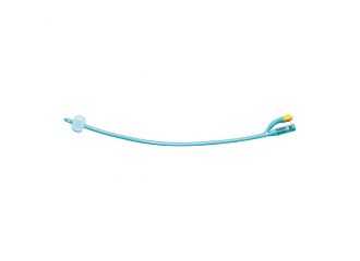 Catetere vescicale a permanenza foley silasil plus adulto per irrigazione a 2 vie con palloncino in silicone 2 fori laterali ch12 1 pezzo
