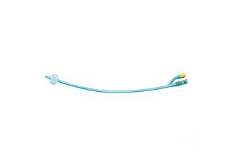 Catetere vescicale a permanenza foley silasil plus adulto per irrigazione a 2 vie con palloncino in silicone 2 fori laterali ch14 1 pezzo