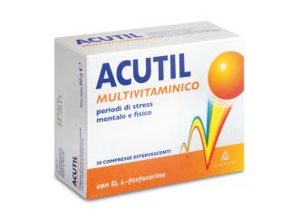 Acutil multivitaminico 20 compresse effervescente