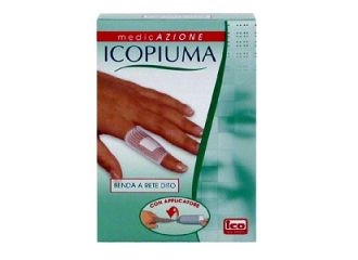Benda icopiuma a compressione fisiologica rete dito cal 1 1 pezzo con applicatore