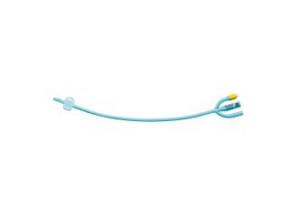 Catetere vescicale a permanenza foley silasil plus adulto per irrigazione a 3 vie con palloncino in silicone 2 fori laterali ch20 1 pezzo