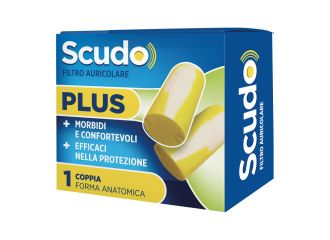 Tappo auricolare earlug scudo plus 1 coppia articolo 7en001 2 pezzi