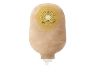 Sacca per urostomia con barriera protettiva moderma flex u 15/55mm trasparente 10 pezzi+1 adattatore+10 tappini esterni di sicurezza