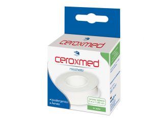 Cerotto in rocchetto ceroxmed aerato in tessuto rosa 500x1,25 cm 1 pezzo