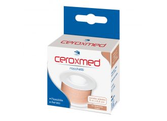 Cerotto in rocchetto ceroxmed aerato in tessuto rosa 500x2,50 cm 1 pezzo