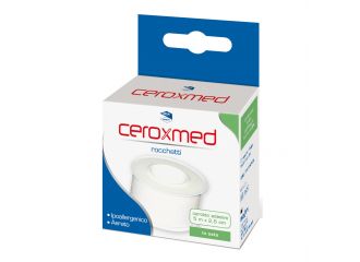 Cerotto adesivo in rocchetto ceroxmed in seta aerato ipoallergenico bianco 500x2,5 cm 1 pezzo