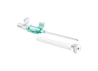 Ago cannula a 2 vie sterile monouso venopic in blister peel pack cono luer lock diametro gauge16 lunghezza 45mm catetere venoso per infusione radiopaco in fep 1 pezzo