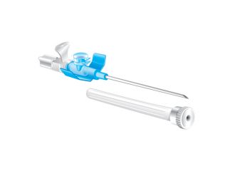 Ago cannula a 2 vie sterile monouso venopic in blister peel pack cono luer lock diametro gauge22 lunghezza 25mm catetere venoso per infusione radiopaco in fep 1 pezzo