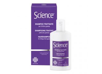 Science shampoo trattante forfora grassa 200 ml