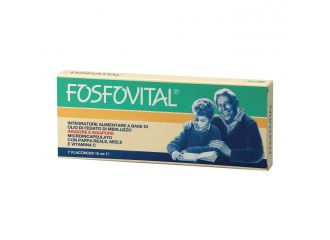 Fosfovital olio fegato di merluzzo 7 flaconcini