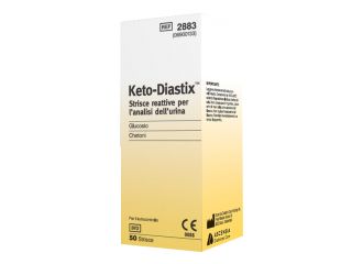 Strisce misurazione glicosuria e chetonuria ketodiastix 50 pezzi