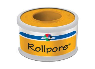 Cerotto in rocchetto master-aid rollpore tessuto non tessuto 5x1,25