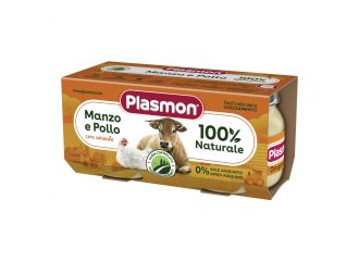 Plasmon omogeneizzato manzo/pollo 80 g x 2 pezzi