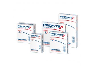 Prontex garza compressa 12/8 18x40cm 12 pezzi