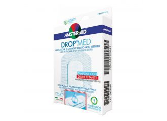 Medicazione compressa autoadesiva dermoattiva ipoallergenica aerata master-aid drop med 7x5 5 pezzi