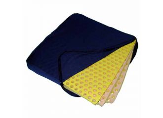 Cuscino antidecubito in schiuma di silicone per la prevenzione e la cura delle piaghe da decubito per lungodegenti e disabili in carrozzella prodotto in polimero siliconico