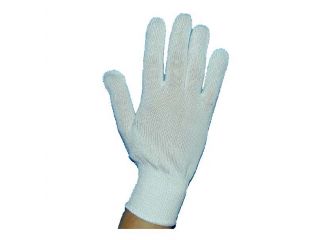 Guanto in cotone bianco misura 6,5
