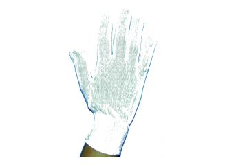 Guanto in cotone bianco misura 8,5