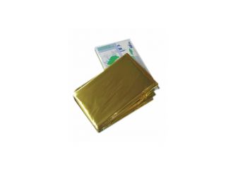 Coperta isotermica oro/argento 160x210cm