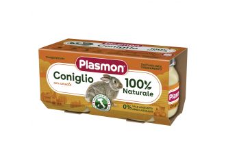 Plasmon omogeneizzato coniglio 80 g x 2 pezzi