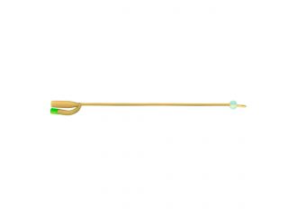 Catetere foley in lattice siliconato punta nelaton a 2 vie con palloncino 5-15ml diametro ch22 7,33mm lunghezza 40cm