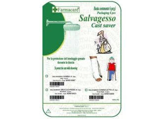 Salvagesso per gambaletto utile per la protezione del gesso durante la doccia 6 pezzi