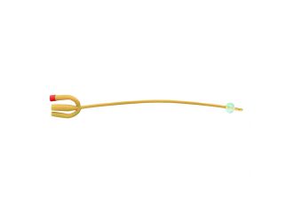Catetere foley in lattice siliconato punta nelaton a 3 vie con palloncino 5-15ml diametro ch22 7,33mm lunghezza 40cm