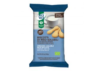 Rice&rice biscotti di riso solubili 30% grassi in meno 120 g