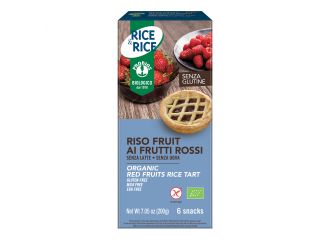 Rice&rice riso fruit frutti rossi 6 x 33 g senza uova