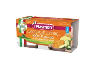 Plasmon omogeneizzato carota/patata/zucc 80 g x 2 pezzi