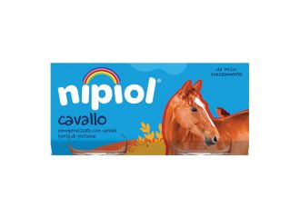 Nipiol omogeneizzato cavallo 80 g 2 pezzi