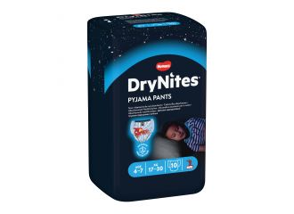 Huggies drynites boy pyjama pants 4/7 anni medium 17/30kg pacco singolo 10 pezzi