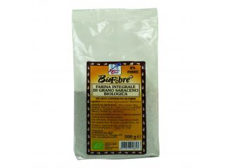 Fsc biofibre+ farina integrale di grano saraceno bio ad alto contenuto di fibra 500 g
