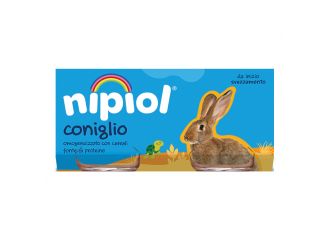 Nipiol omogeneizzato coniglio 80 g 2 pezzi