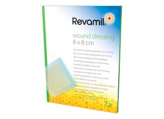 Garza medicata revamil 8x8cm 7 pezzi
