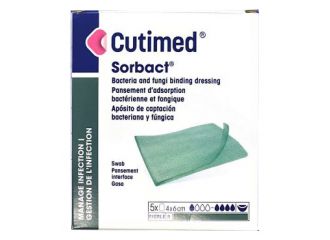 Garza assorbente cutimed sorbact 4x6cm 5 pezzi