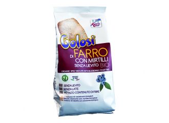 Fsc i golosi biscotti di farro e mirtilli bio senza lievito vegan senza latte 250 g