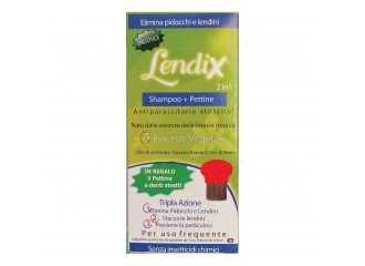 Lendix kit shampoo 150ml + pettine premium antipidocchi