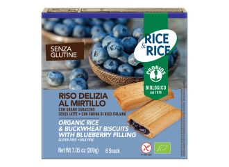 Rice&rice riso delizia mirtillo e grano saraceno 6 x 33 g