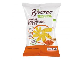 Biocroc cornetti con lenticchie rosse e ceci 45 g