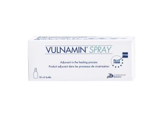 Vulnamin spray 30ml flacone in vetro con erogatore a tasto