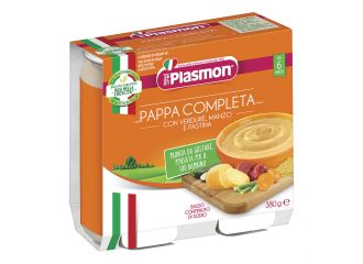 Plasmon omogeneizzato pappe manzo verdura pastina 190 g x 2 pezzi
