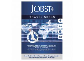 Calza compressiva jobst travel socks 15-20mmhg gambaletto blu extra small articolo 788440000601
