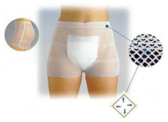 Mutandina per incontinenza a rete elastica net pant misura larga 3 pezzi 2