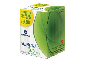 Valeriana act 125 mg 60 compresse da 125 mg