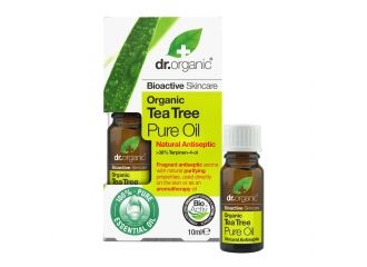 Dr organic tea tree essential oil olio essenziale 10 ml
